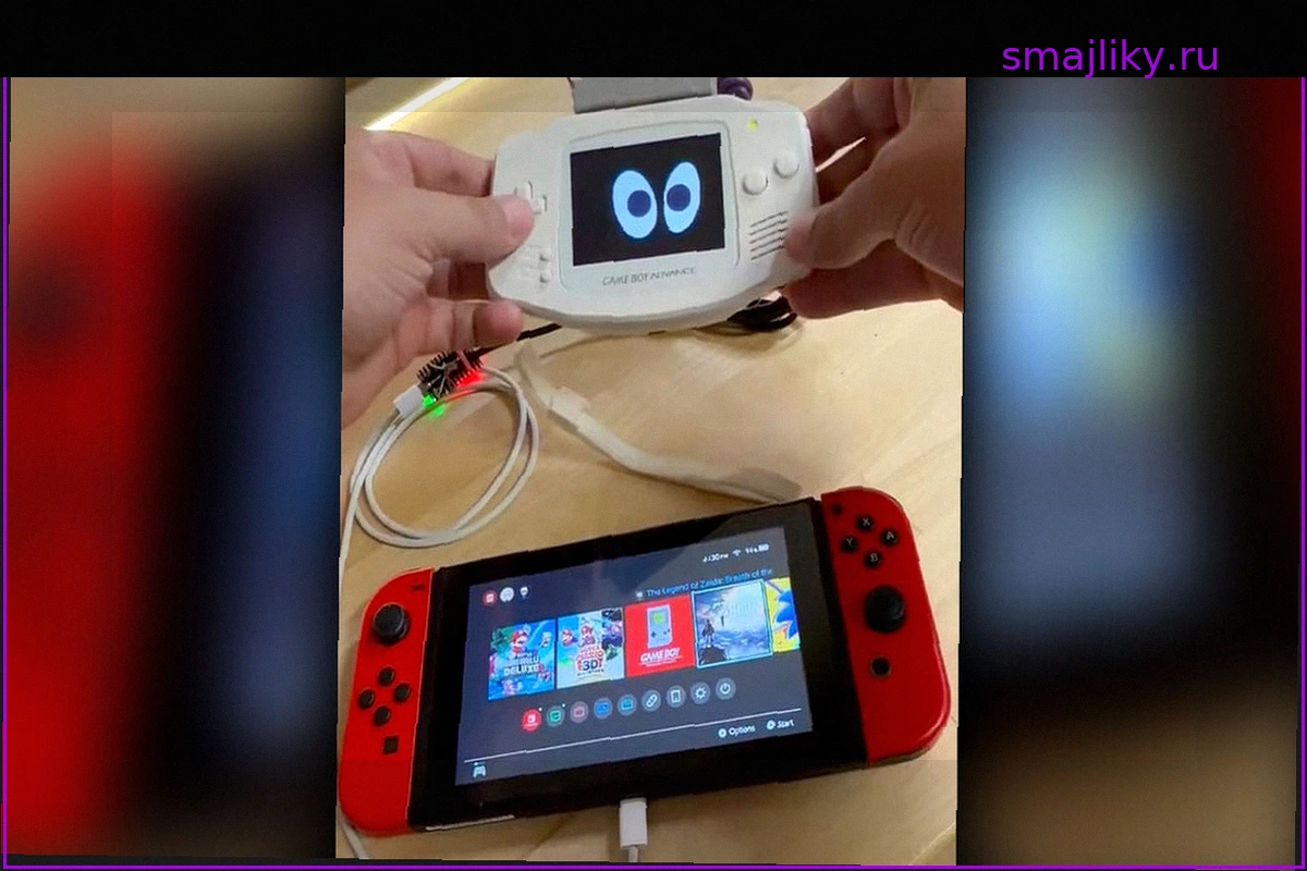 Моддер Создал Кабель GBA Link для Nintendo Switch