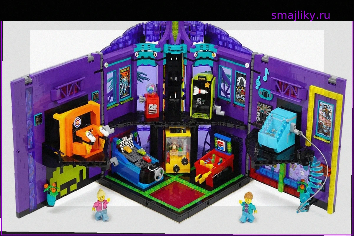Рабочая LEGO-аркада с мини-играми появилась на LEGO Ideas