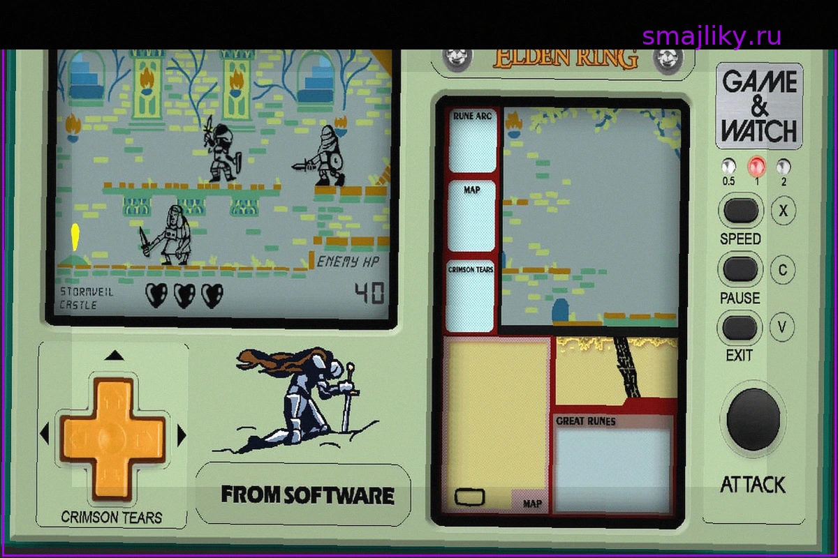 Оцените Elden Ring в стиле Game & Watch в новом демейке