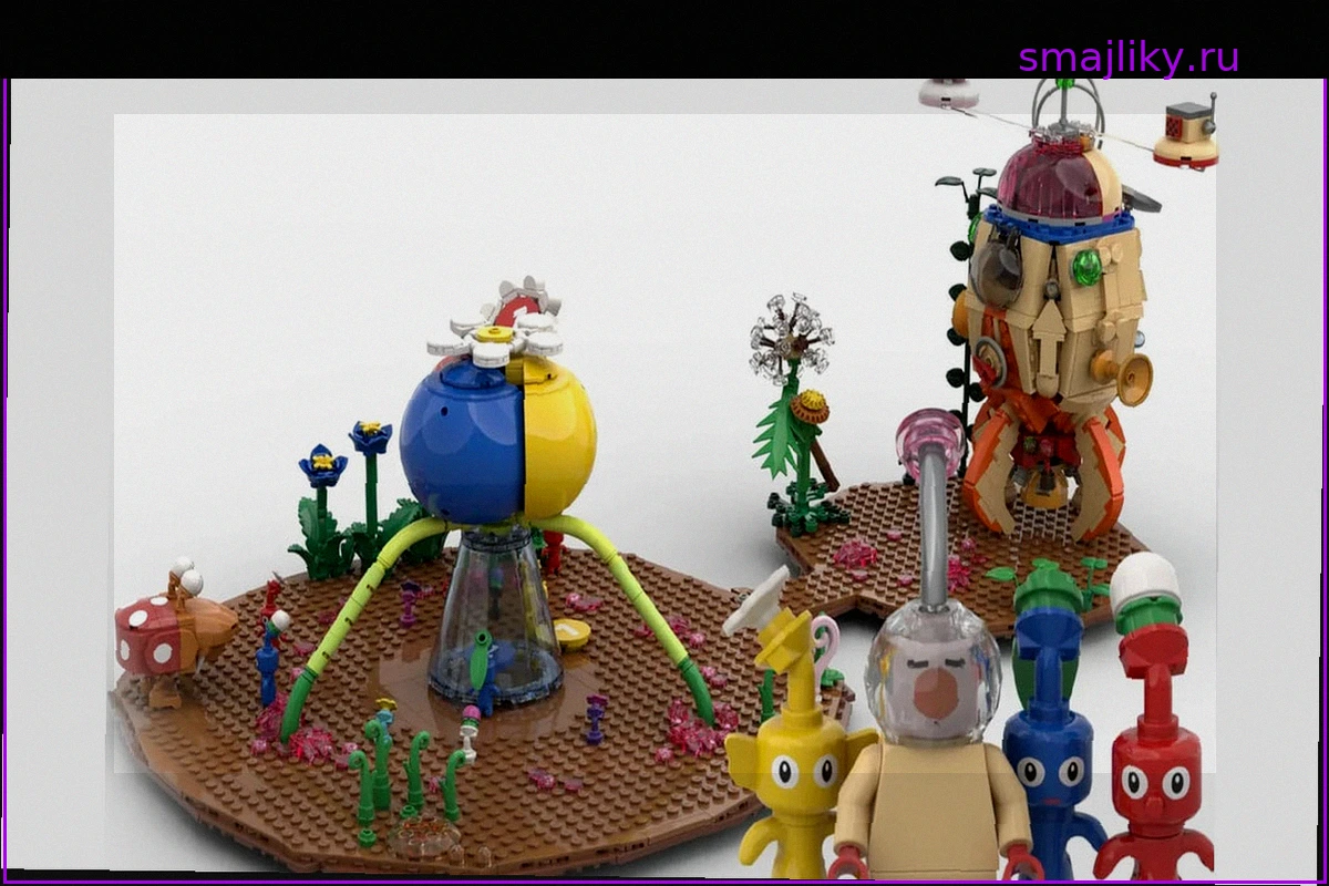 LEGO Pikmin: Концепт-набор "Olimar's Shipwreck Tale" от FORRE57